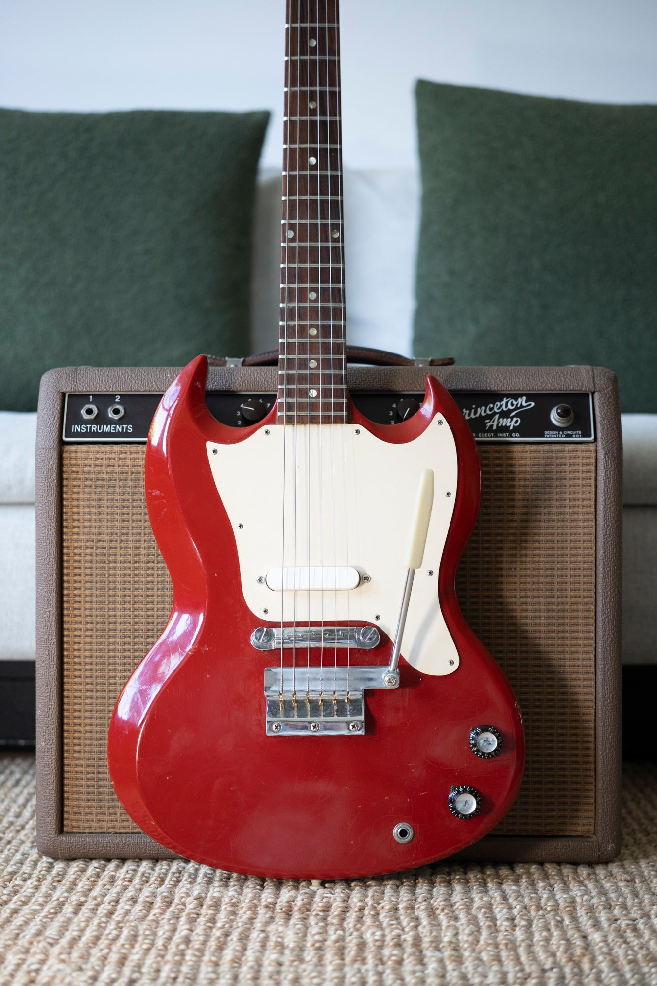 1967 Gibson Melody Maker Fire Engine Red