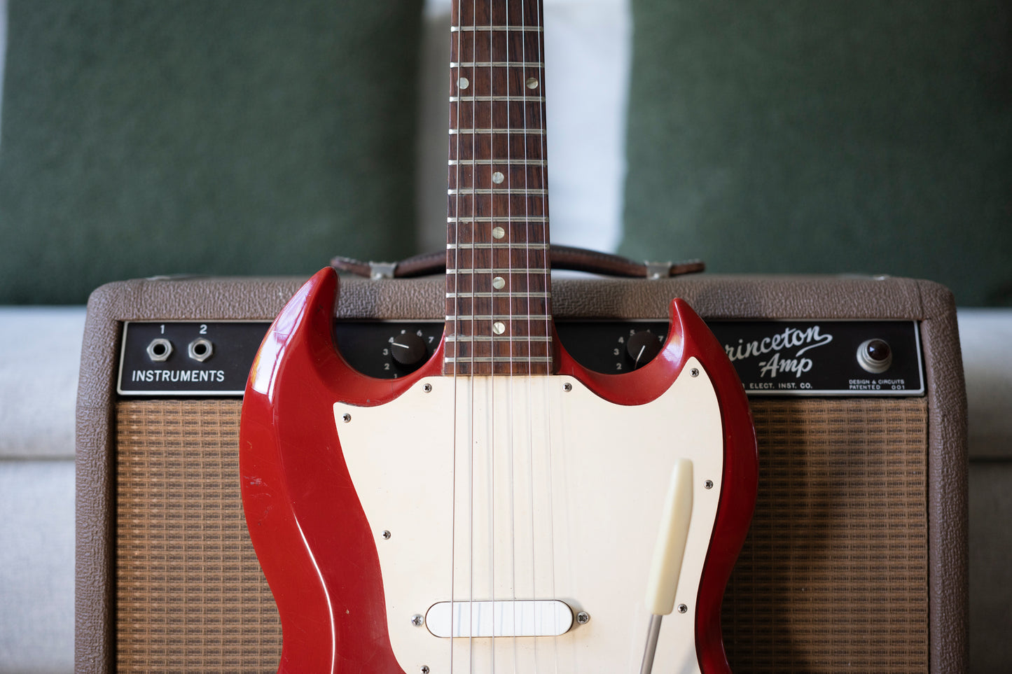 1967 Gibson Melody Maker Fire Engine Red