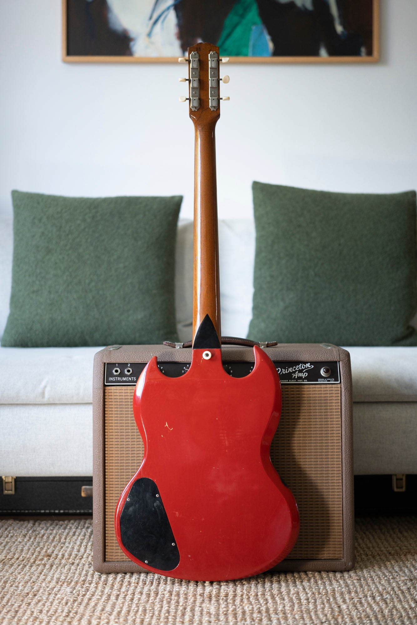 1967 Gibson Melody Maker Fire Engine Red