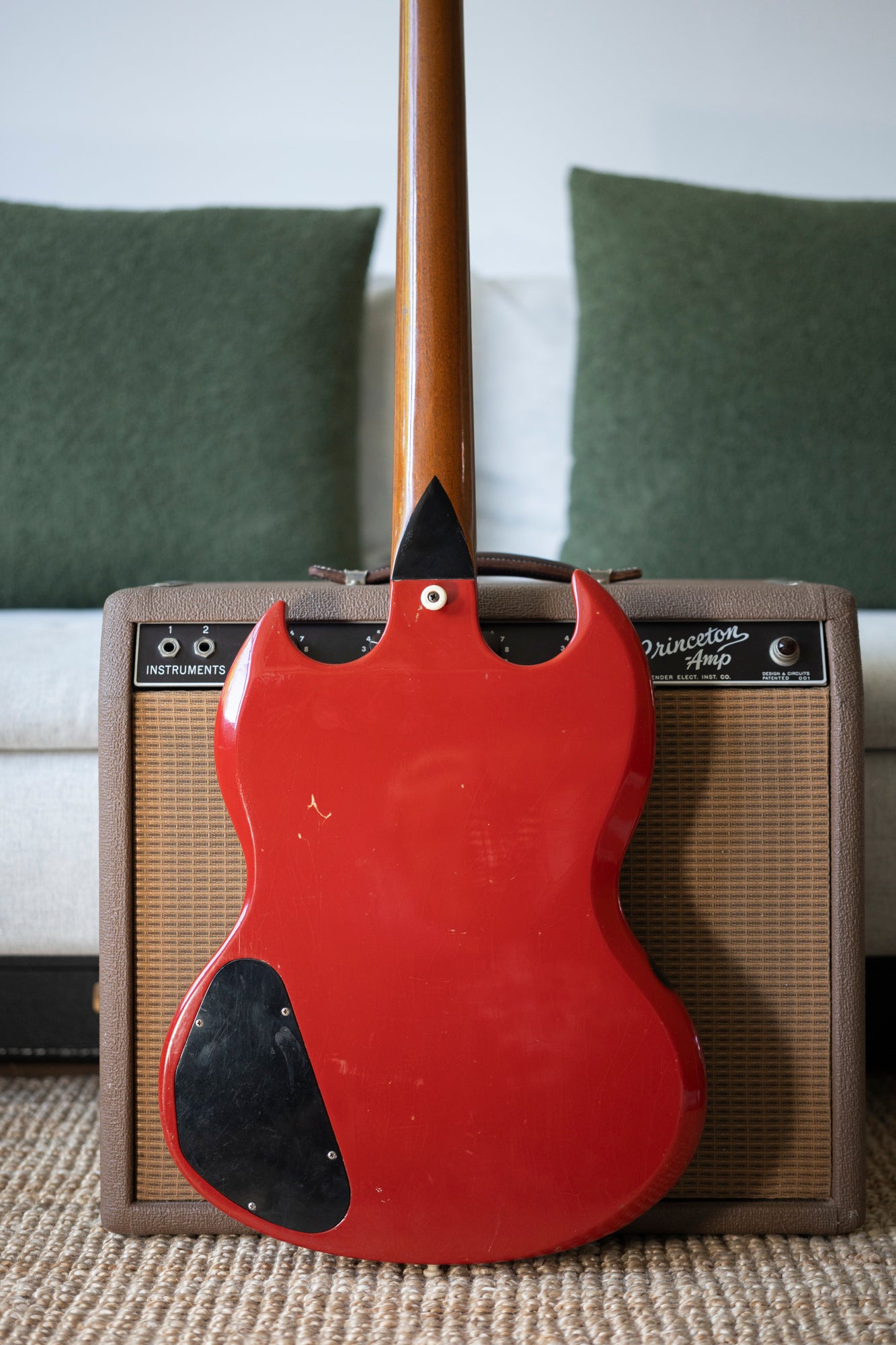 1967 Gibson Melody Maker Fire Engine Red