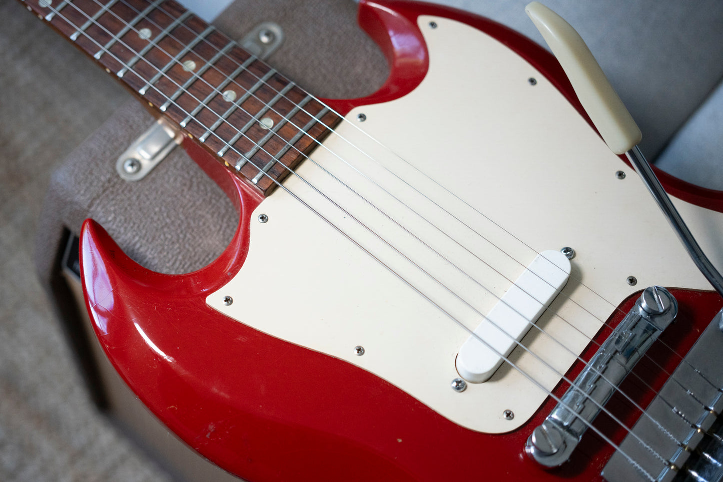 1967 Gibson Melody Maker Fire Engine Red