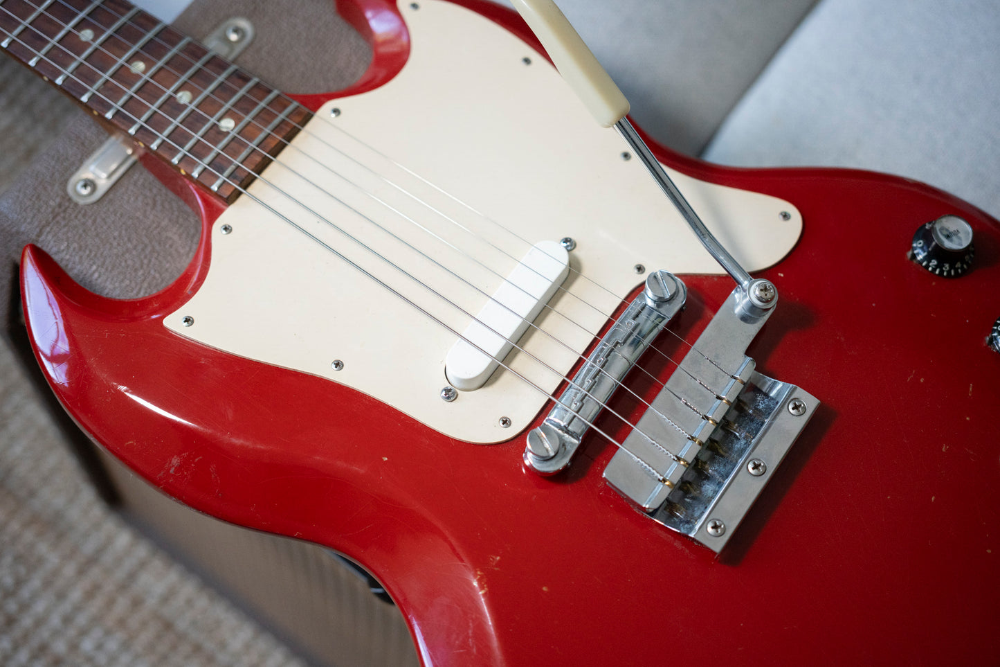 1967 Gibson Melody Maker Fire Engine Red