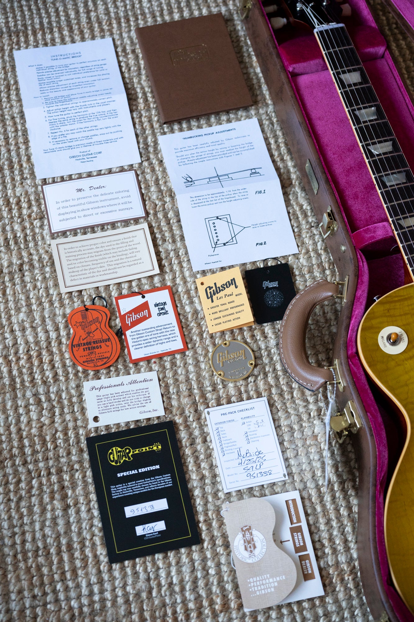 RESERVERD - 2025 Gibson Les Paul Custom Shop 1959 Standard VOS - 3,8 kg