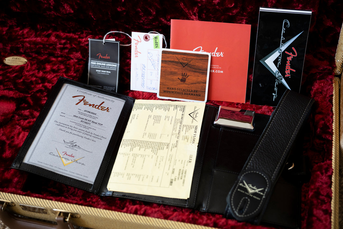 2022 Fender Stratocaster ’55 Hardtail Custom Shop