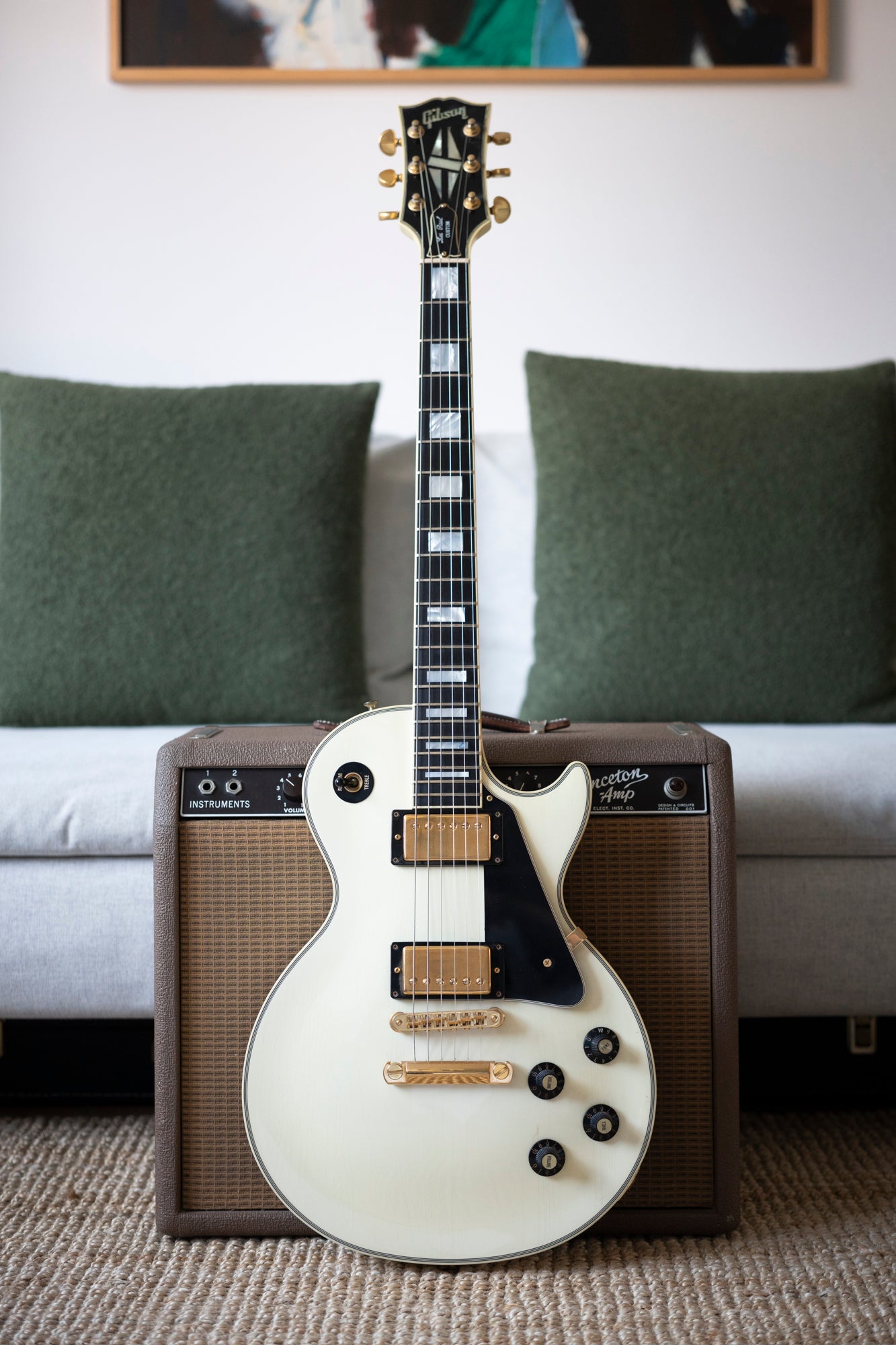 1996 Gibson Les Paul Custom Alpine White