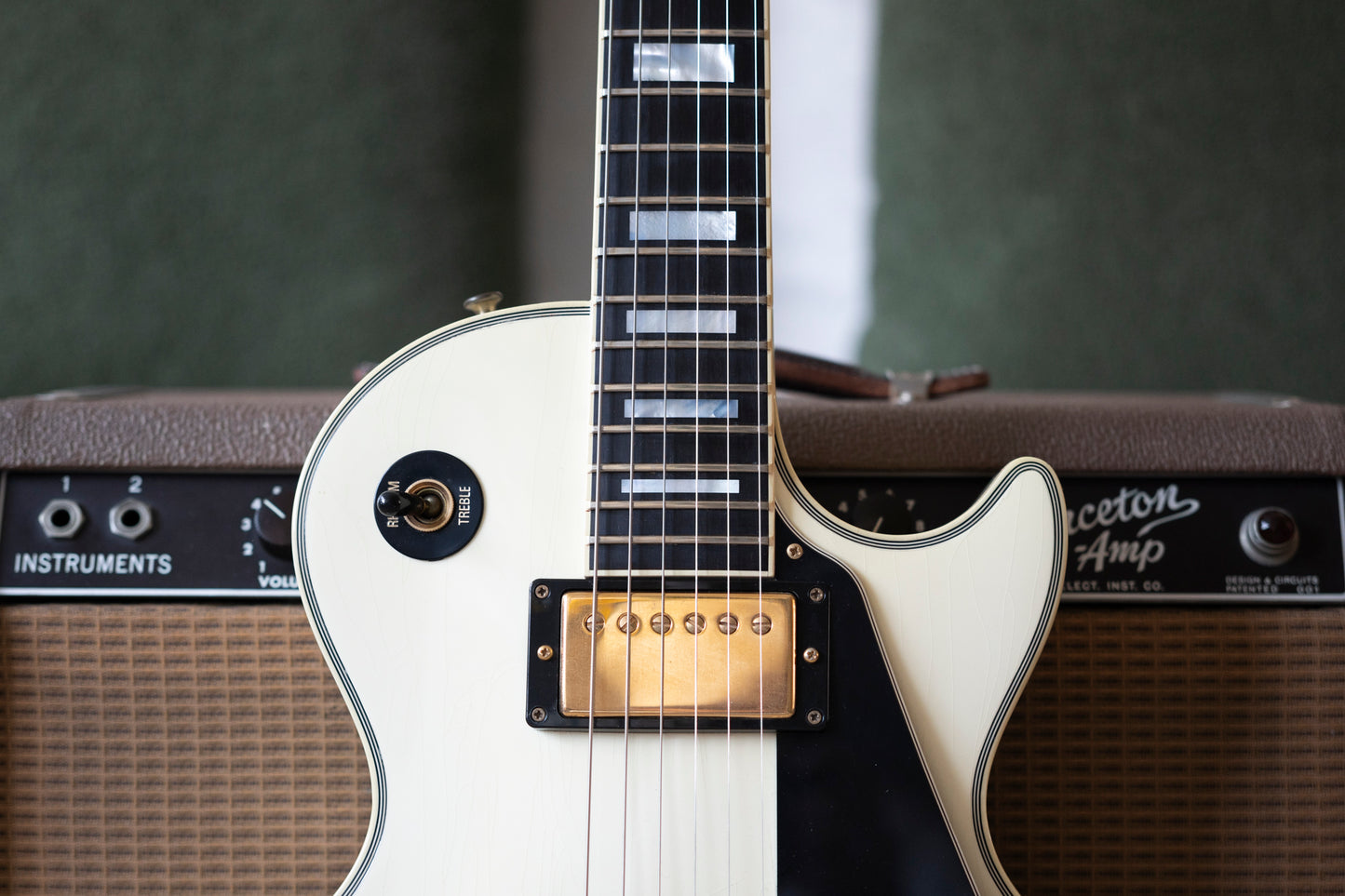 1996 Gibson Les Paul Custom Alpine White