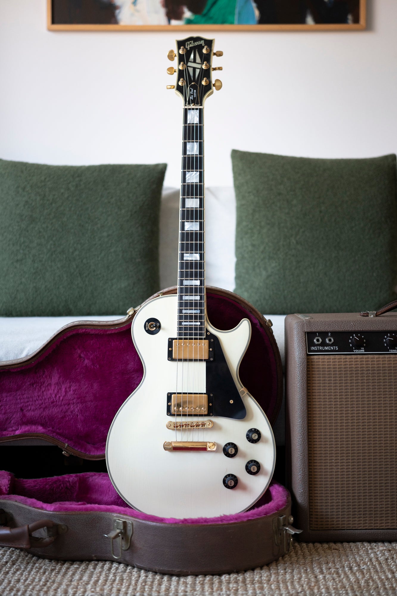 1996 Gibson Les Paul Custom Alpine White