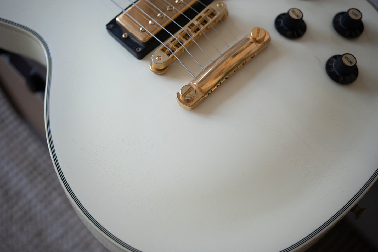 1996 Gibson Les Paul Custom Alpine White