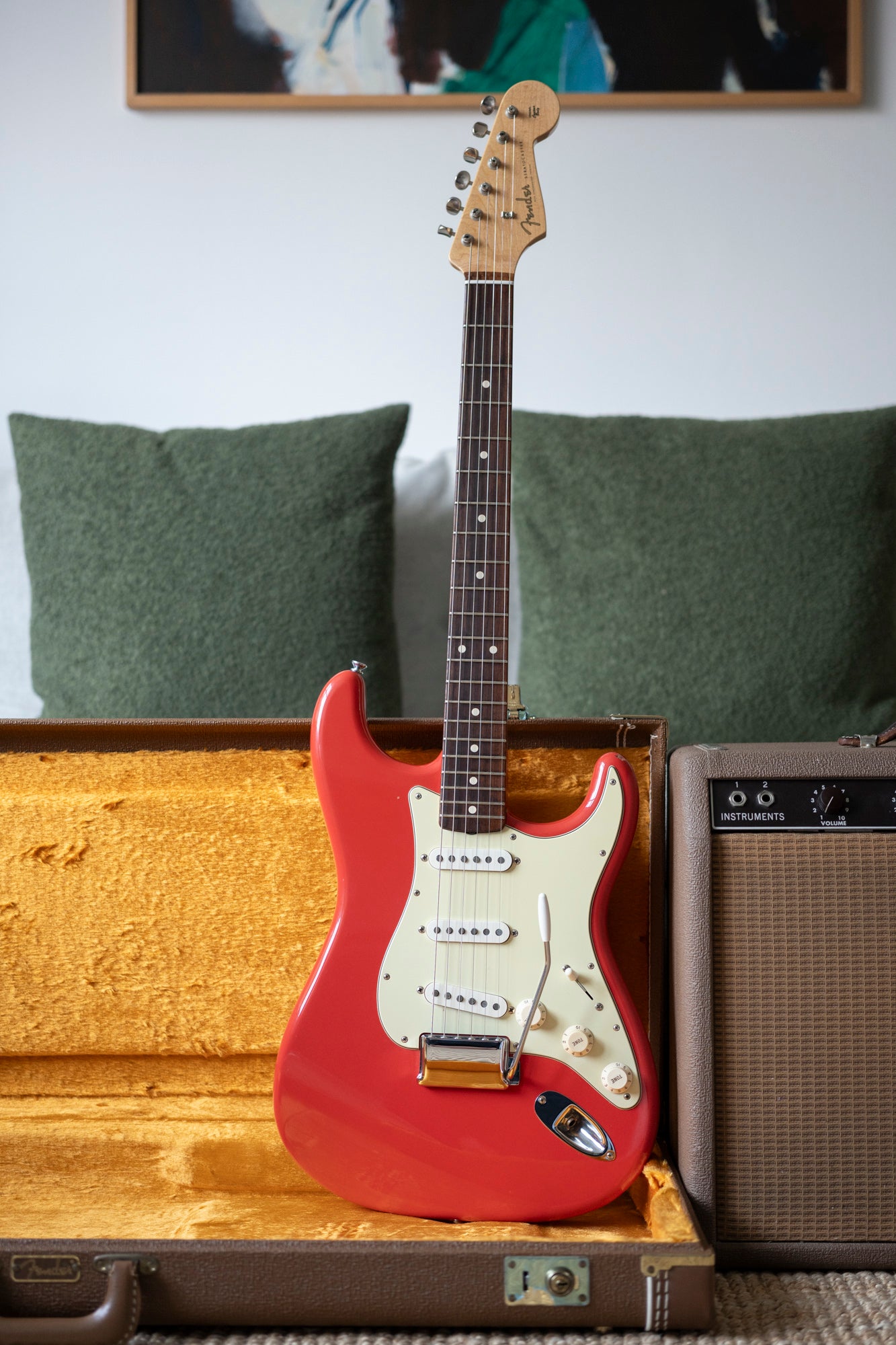 2013 Fender Custom Shop 1960 Stratocaster Fiesta Red