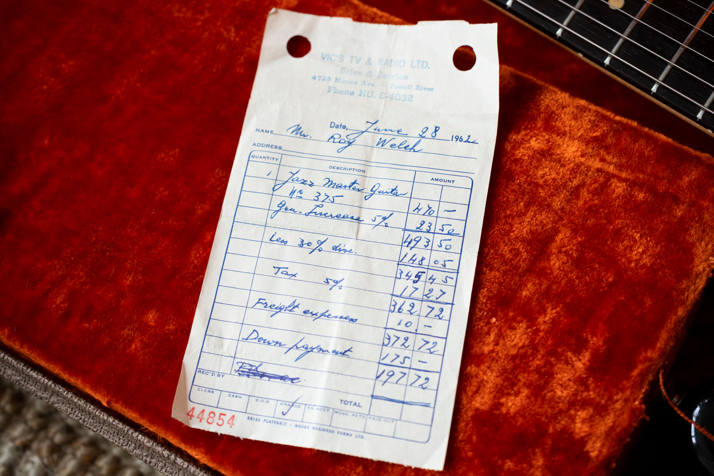 1962 Fender Jazzmaster 'museum grade'
