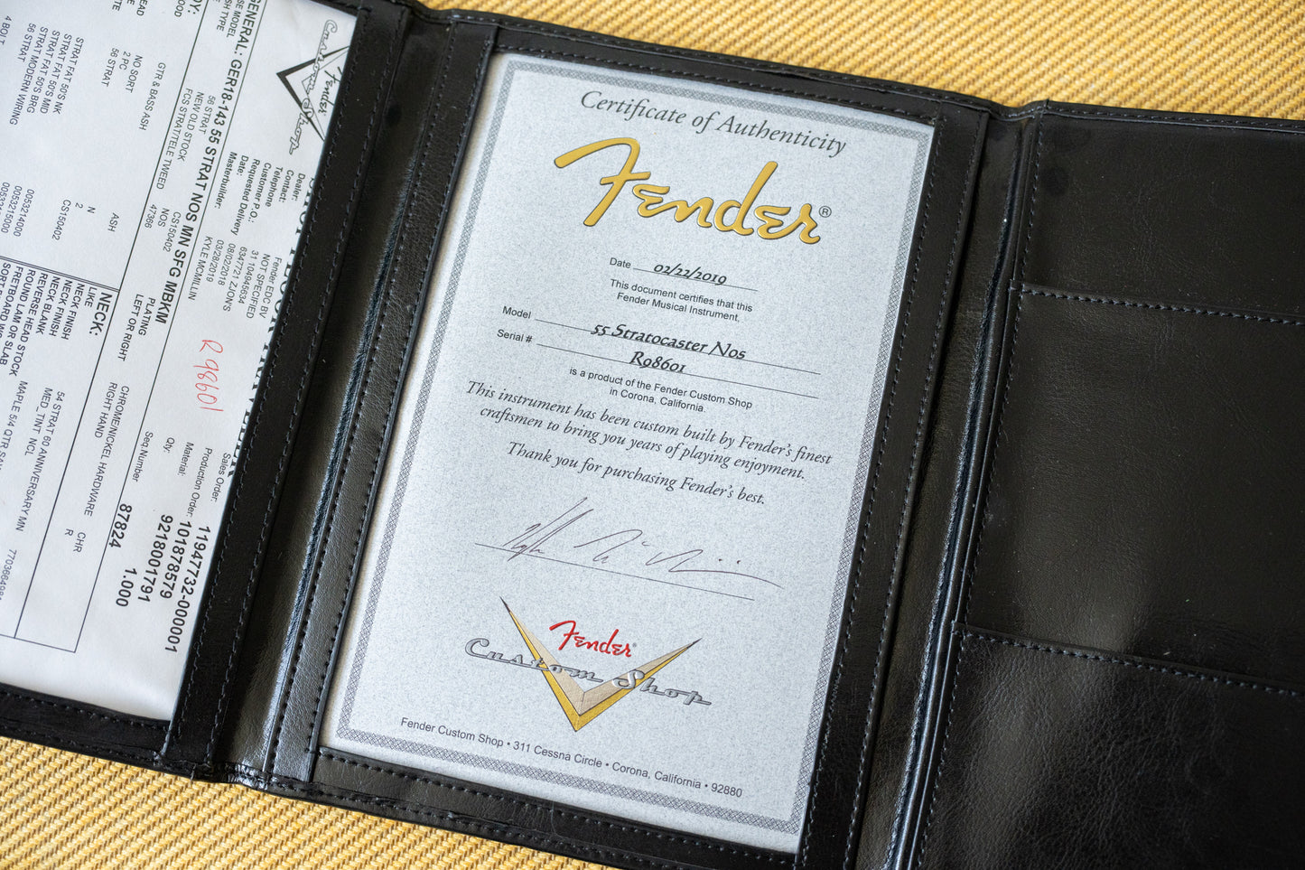 2019 Fender Masterbuilt ’55 Stratocaster – Kyle McMillin